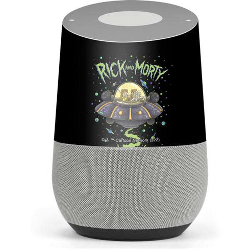 Adult Swim Rick and Morty Spaceship Google Home Skin